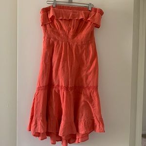 HD in Paris Strapless Dress (Coral)